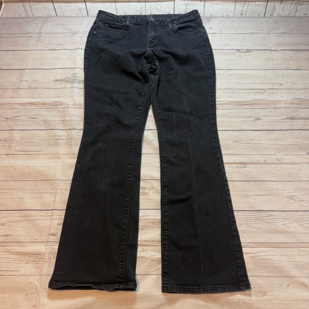 Simply Vera Wang Pants Denim Casual Bootcut Black Women's Size 14L (Fits 32x31)